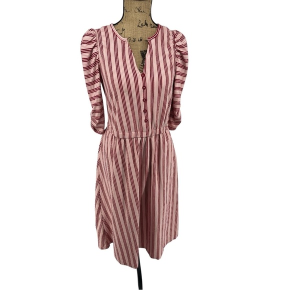 MATILDA JANE Heart To Heart Bookworm Striped Maxi Long Dress Sz Small Mommy & Me - Picture 2 of 15